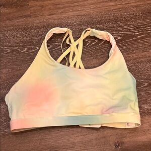 Fabletics Pastel Tie-Dye Sports Bra